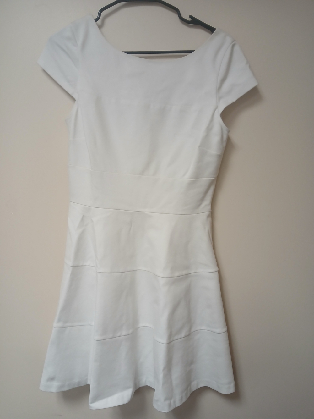 Banana Republic Fit And Flare White Dress